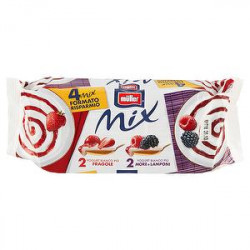 Crema di yogurt Mix MüLLER fragole more lamponi conf. 150gr x 4 pezzi