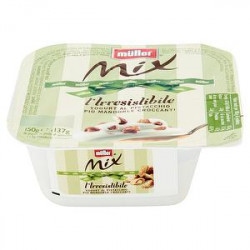 Yogurt L'Irresistibile Mix MüLLER pistacchio più mandorle croccanti 150gr