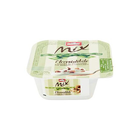 Yogurt L'Irresistibile Mix MüLLER pistacchio più mandorle croccanti 150gr