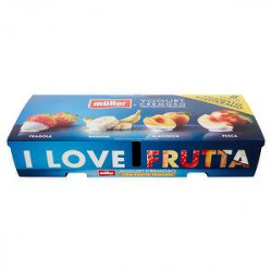 Yogurt frutta frullata MüLLER gusti assortiti conf. 125gr x 8 pezzi