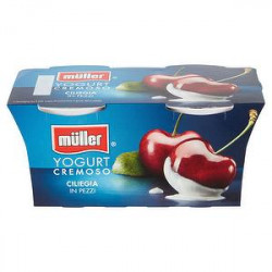 Yogurt MüLLER ciliegia in pezzi conf. 125gr x 2 pezzi