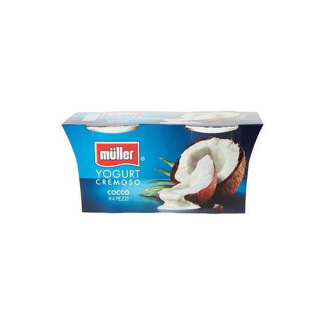 Yogurt MüLLER cocco in pezzi conf. 125gr x 2 pezzi