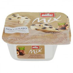 Yogurt Mix MüLLER nocciola più palline al cioccolato 150gr