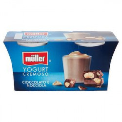 Yogurt cremoso MüLLER ciccolato e nocciola conf. 125gr x 2 pezzi