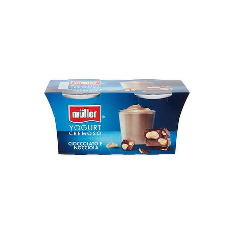 Yogurt cremoso MüLLER ciccolato e nocciola conf. 125gr x 2 pezzi