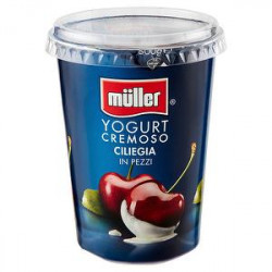 Yogurt cremoso MüLLER ciliegia in pezzi 500gr