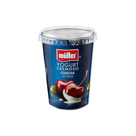 Yogurt cremoso MüLLER ciliegia in pezzi 500gr