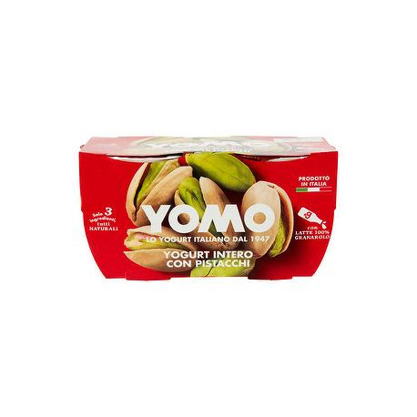 Yogurt intero Goloso YOMO pistacchi conf. 125gr x 2 pezzi