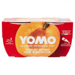 Yogurt intero YOMO albicocche conf. 125gr x 2 pezzi