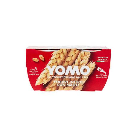 Yogurt intero YOMO malto conf. 125gr x 2 pezzi