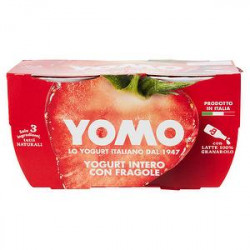 Yogurt intero YOMO fragole conf. 125gr x 2 pezzi