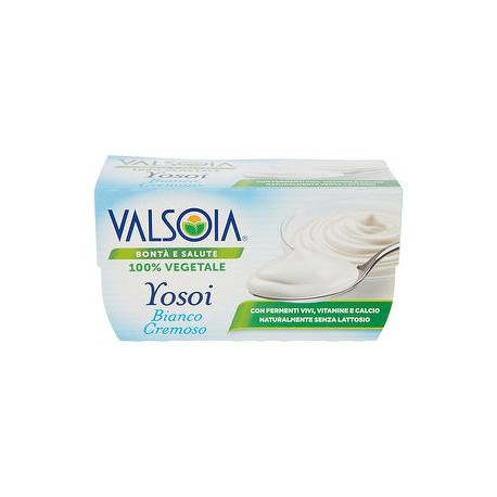 Yosoi VALSOIA bianco cremoso conf. 125gr x 2 pezzi