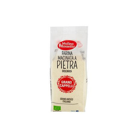 Farina di grano Cappelli MOLINO ROSSETTO macinata a pietra 500gr