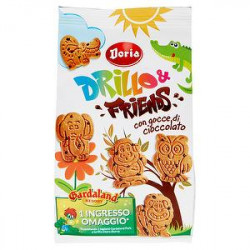 Biscotti Drillo & Friends DORIA con gocce di cioccolato 350gr