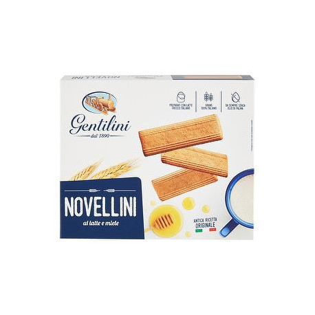 Biscotti Novellini GENTILINI al latte e miele 500gr