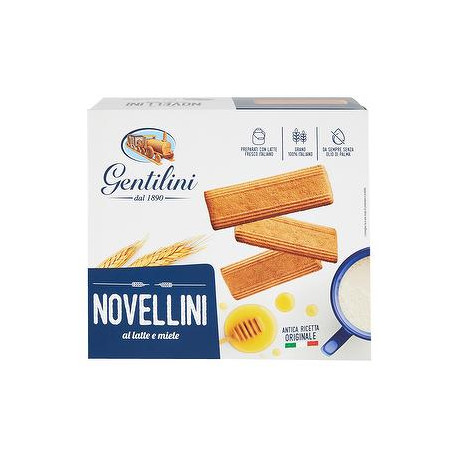 Biscotti Novellini GENTILINI al latte e miele 1kg