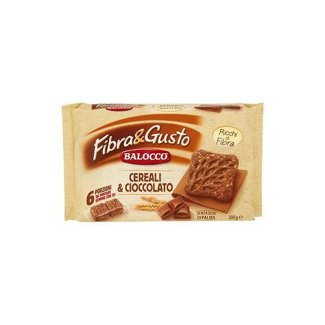 Frollini Fibra&Gusto BALOCCO cereali e cioccolato 300gr