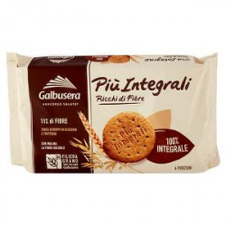 Frollini ricchi di fibre Più Integrali GALBUSERA 330gr conf. da 6 porzioni