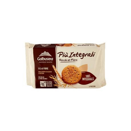 Frollini ricchi di fibre Più Integrali GALBUSERA 330gr conf. da 6 porzioni