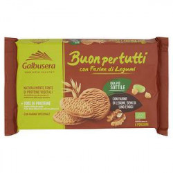 Frollino Buonpertutti GALBUSERA biologico con farine di legumi semi di lino e noci 260gr conf. da 6 porzioni