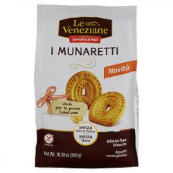 Biscotti dietetici I Munaretti LE VENEZIANE senza glutine 300gr