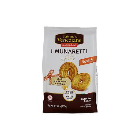 Biscotti dietetici I Munaretti LE VENEZIANE senza glutine 300gr