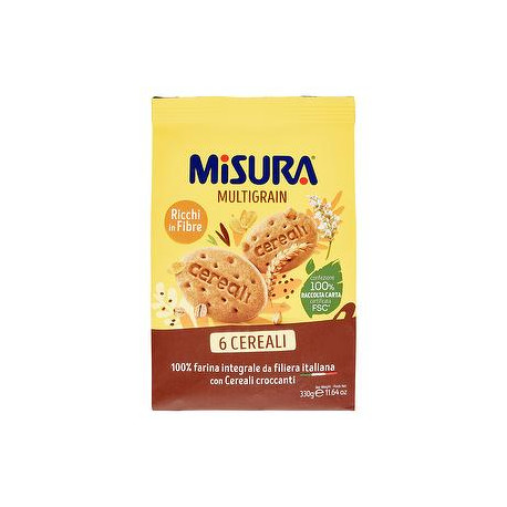 Biscotti con cereali antichi Multigrain MISURA senza olio di palma 330gr