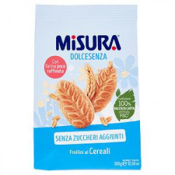 Biscotti Dolcesenza MISURA senza olio di palma ai cereali 300gr