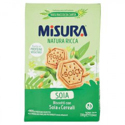 Biscotti alla soia MISURA senza olio di palma 330gr