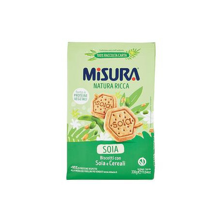 Biscotti alla soia MISURA senza olio di palma 330gr