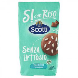 Biscotti Si con Riso Riso SCOTTI senza lattosio con riso e cacao 350gr