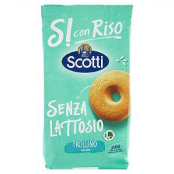 Biscotti Si con Riso Riso SCOTTI senza lattosio con riso 350gr