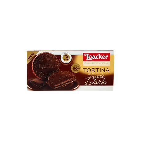 Tortina Triple dark Gran Pasticceria LOACKER 63gr conf. da 3 pezzi