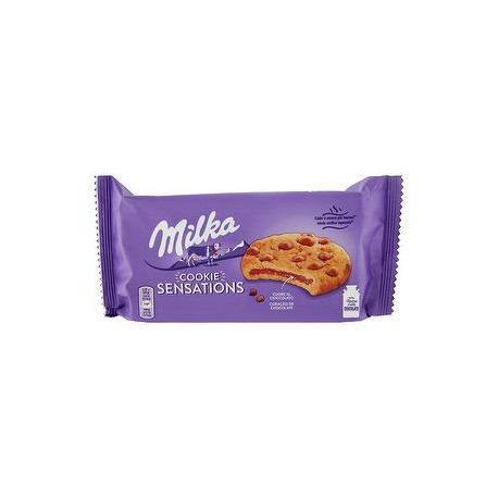 Cookies Sensations MILKA cuore al cioccolato 156gr