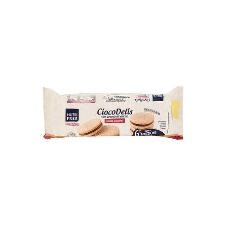 CiocoDelis NUTRI FREE con crema al cacao senza glutine 168gr