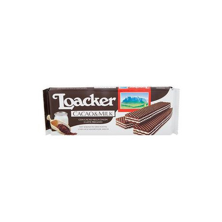 Wafer LOACKER cacao e milk 175gr