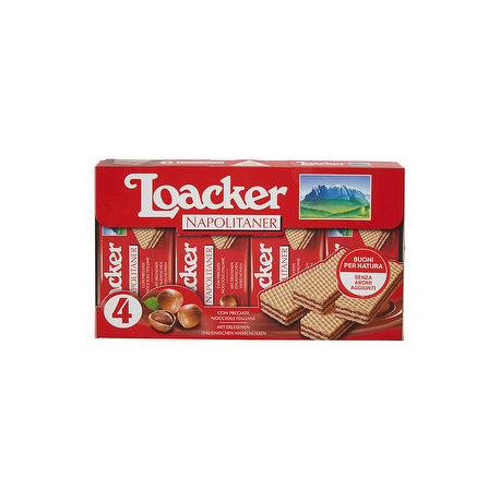 Wafers LOACKER napolitaner 180gr conf. da 4 pezzi