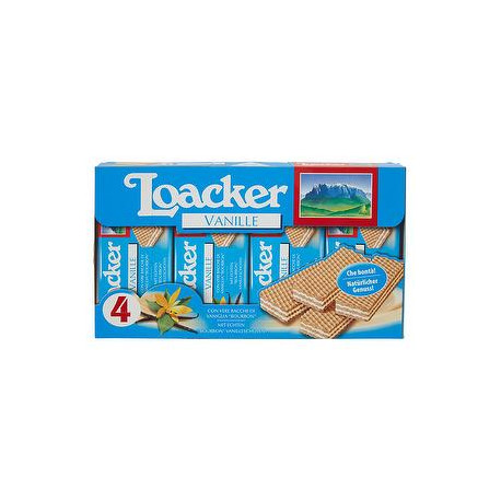 Wafers LOACKER vanille 180gr conf. da 4 pezzi