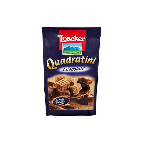 Wafers Quadratini LOACKER chocolate 125gr