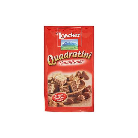 Wafers Quadratini LOACKER napolitaner 125gr