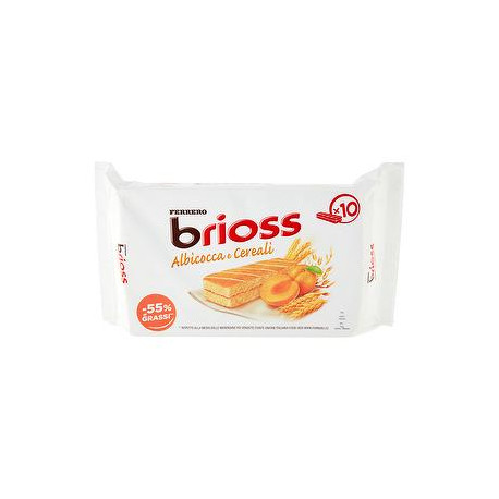 Brioss FERRERO albicocca e cereali 280gr conf. da 10 pezzi