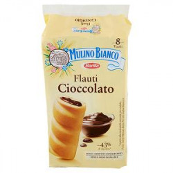 Flauti Mulino Bianco BARILLA cioccolato 280gr conf. da 8 pezzi