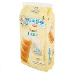 Flauti Mulino Bianco BARILLA latte 280gr conf. da 8 pezzi