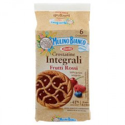 Crostatina Integrale Mulino Bianco BARILLA ai frutti rossi 216gr conf. da 6 pezzi