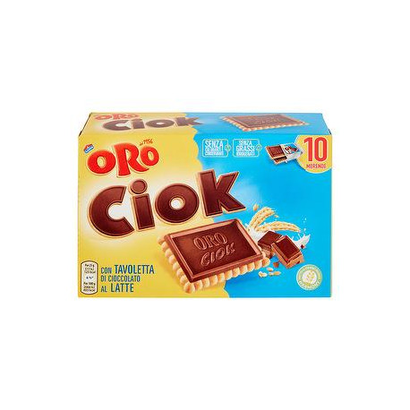 Merende Oro Ciok SAIWA cioccolato al latte 250gr conf. da 10 merende