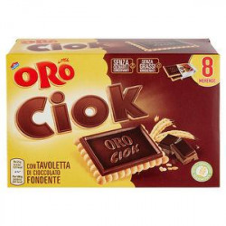 Merende Oro Ciok SAIWA cioccolato fondente 200gr conf. da 8 merende