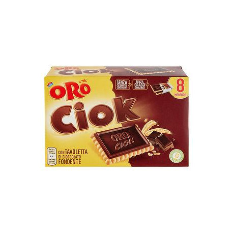 Merende Oro Ciok SAIWA cioccolato fondente 200gr conf. da 8 merende