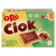 Merende Oro Ciok SAIWA cioccolato alla nocciola 250gr conf. da 10 merende