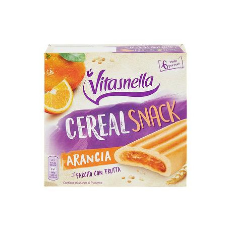 Snack VITASNELLA arancia 162gr conf. da 6 porzioni