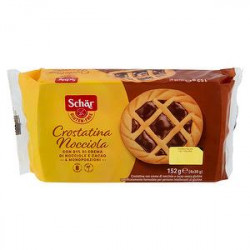 Crostatina alla nocciola SCHÄR senza glutine 152gr conf. da 4 porzioni